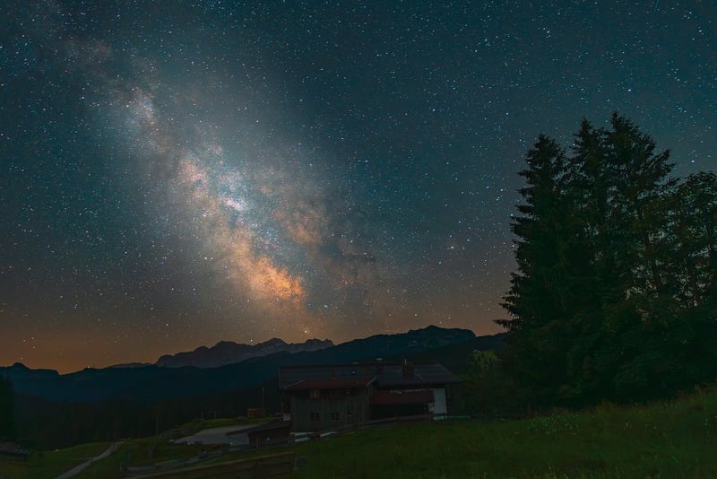 Starry Night Panna Cotta